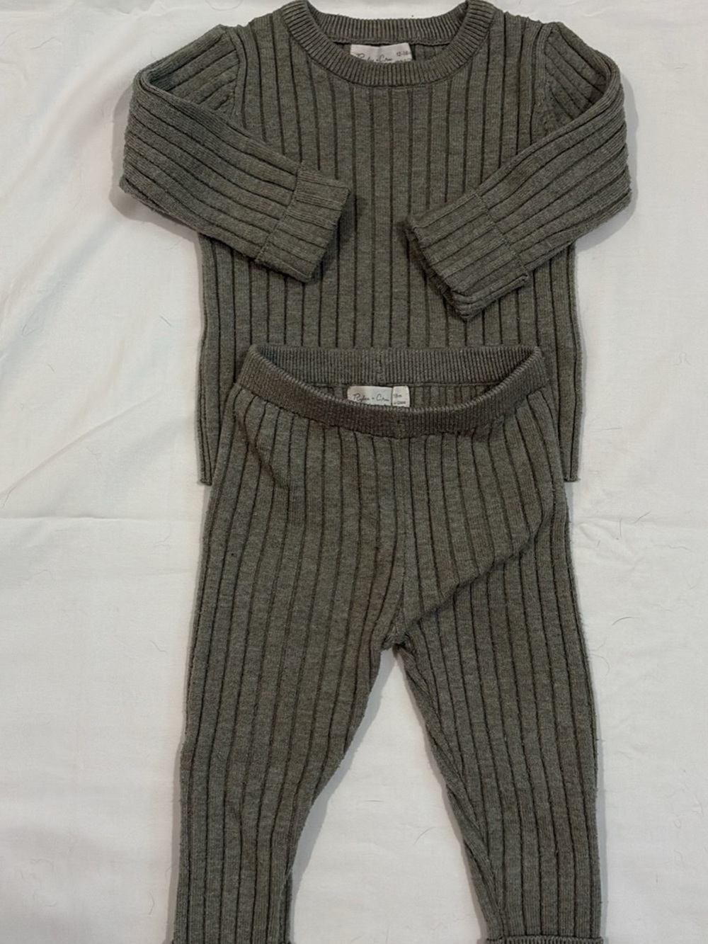 Rylee + Cru Sage Ribbed Knit Set